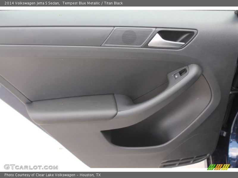 Tempest Blue Metallic / Titan Black 2014 Volkswagen Jetta S Sedan