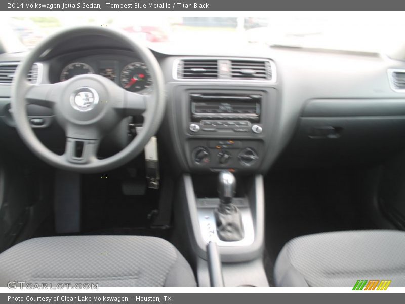 Tempest Blue Metallic / Titan Black 2014 Volkswagen Jetta S Sedan