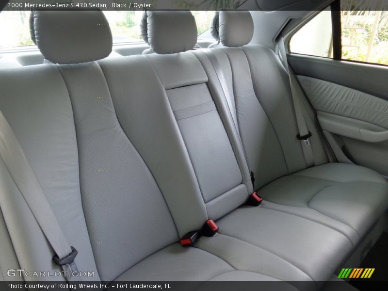 Rear Seat of 2000 S 430 Sedan