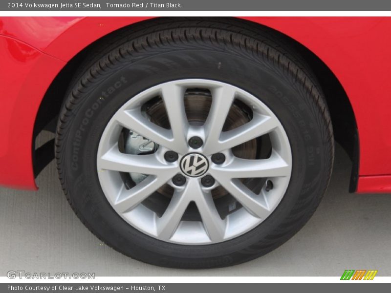 Tornado Red / Titan Black 2014 Volkswagen Jetta SE Sedan