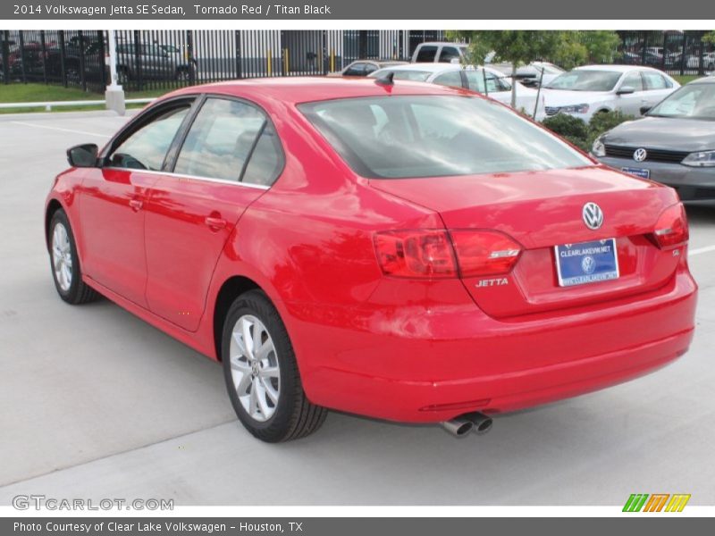 Tornado Red / Titan Black 2014 Volkswagen Jetta SE Sedan