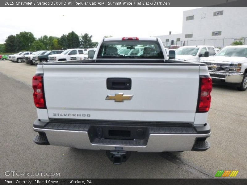 Summit White / Jet Black/Dark Ash 2015 Chevrolet Silverado 3500HD WT Regular Cab 4x4