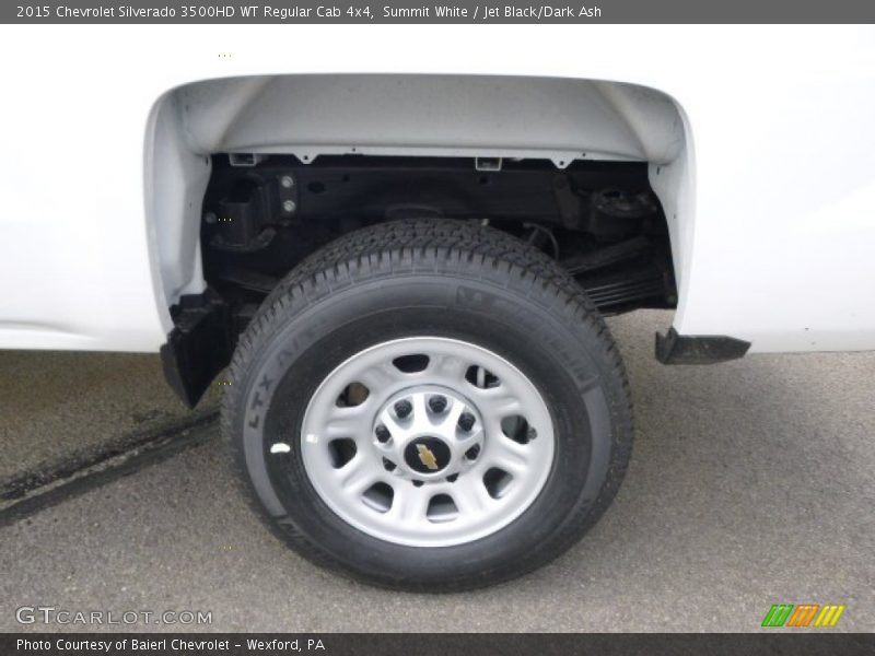 Summit White / Jet Black/Dark Ash 2015 Chevrolet Silverado 3500HD WT Regular Cab 4x4