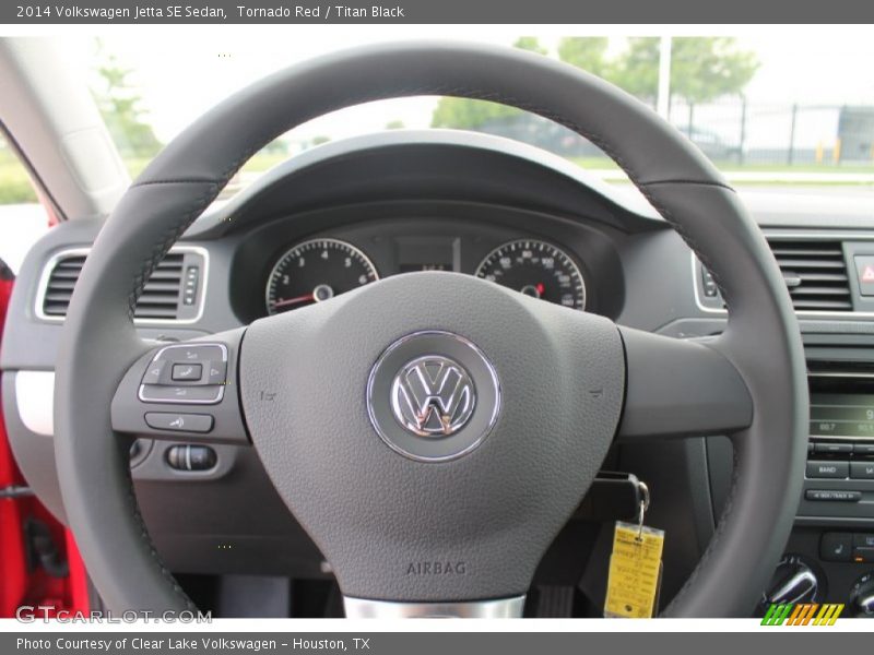 Tornado Red / Titan Black 2014 Volkswagen Jetta SE Sedan
