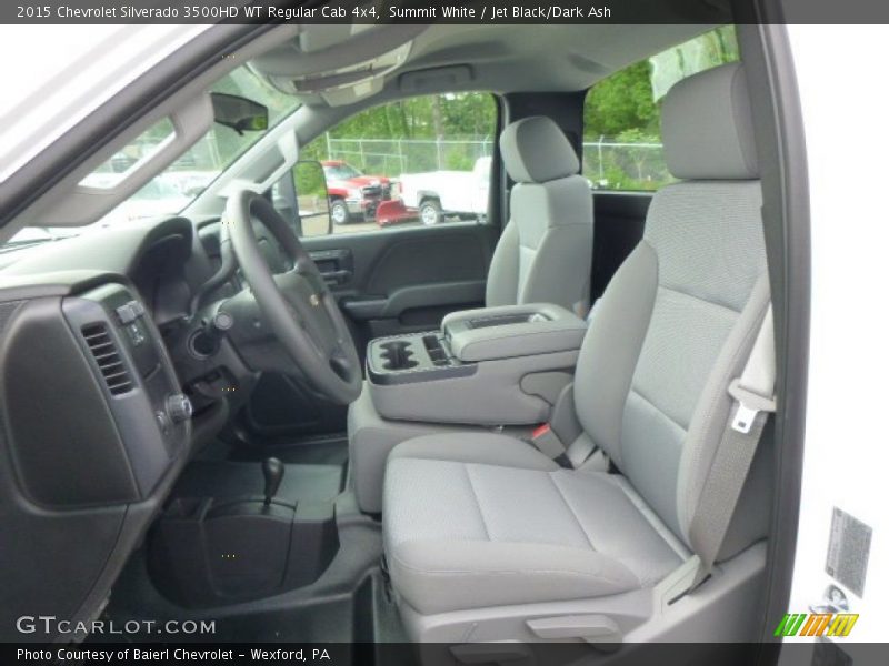 Summit White / Jet Black/Dark Ash 2015 Chevrolet Silverado 3500HD WT Regular Cab 4x4