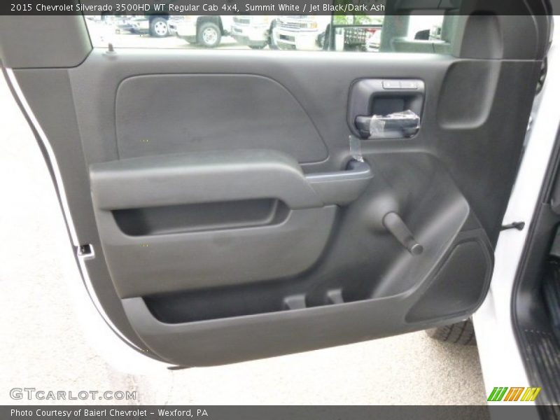 Summit White / Jet Black/Dark Ash 2015 Chevrolet Silverado 3500HD WT Regular Cab 4x4