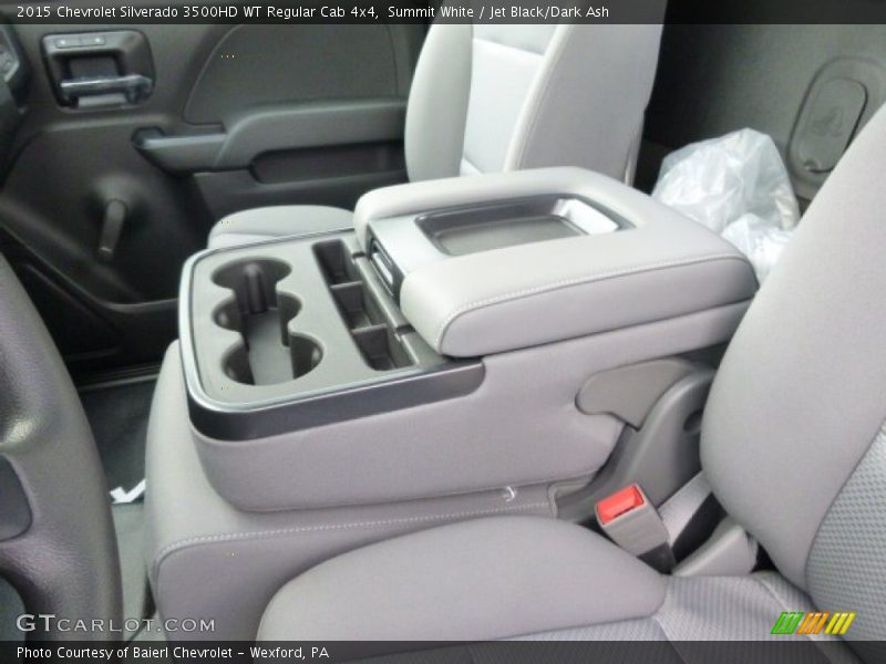 Summit White / Jet Black/Dark Ash 2015 Chevrolet Silverado 3500HD WT Regular Cab 4x4