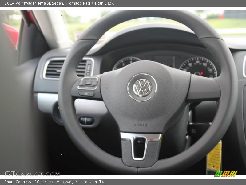 Tornado Red / Titan Black 2014 Volkswagen Jetta SE Sedan