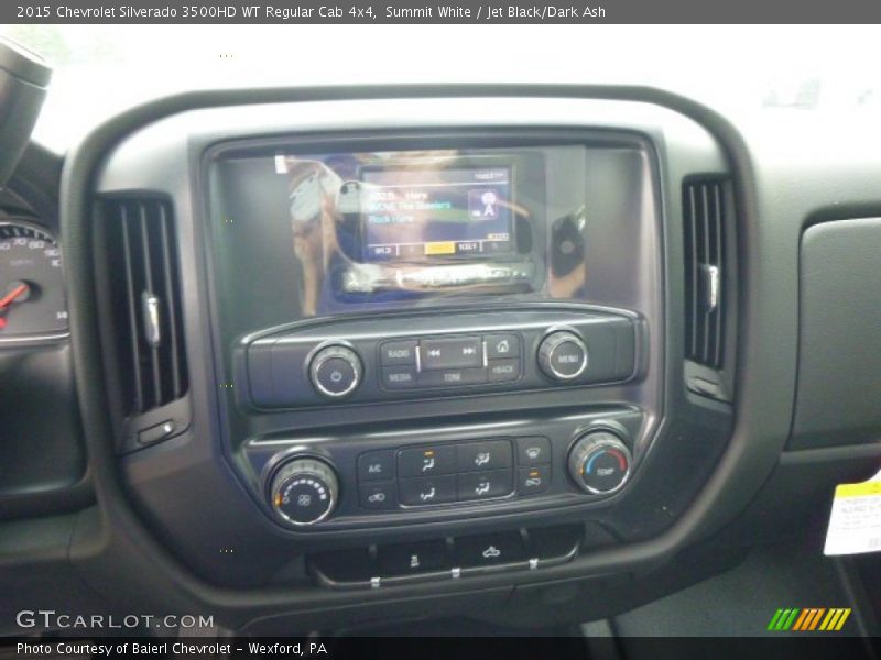 Summit White / Jet Black/Dark Ash 2015 Chevrolet Silverado 3500HD WT Regular Cab 4x4