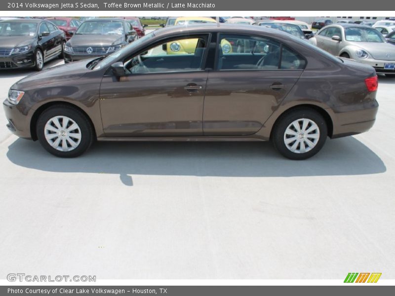 Toffee Brown Metallic / Latte Macchiato 2014 Volkswagen Jetta S Sedan
