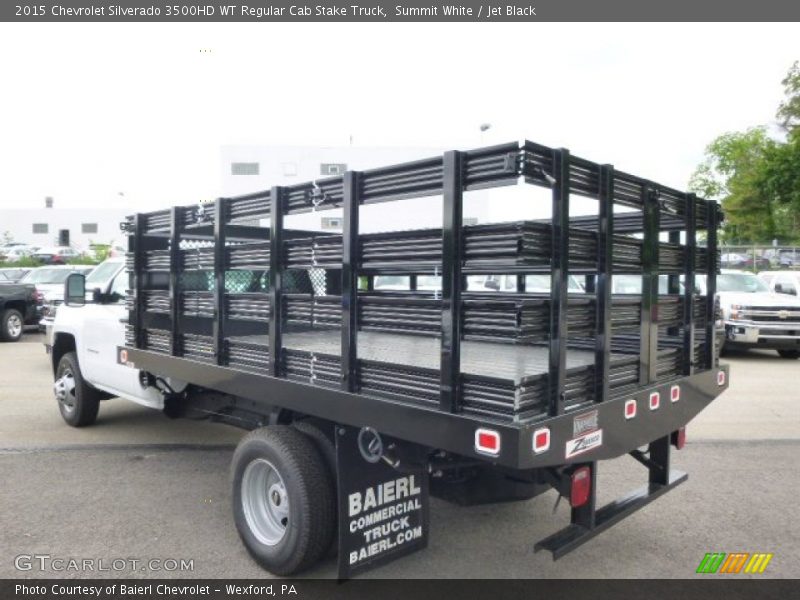 Summit White / Jet Black 2015 Chevrolet Silverado 3500HD WT Regular Cab Stake Truck