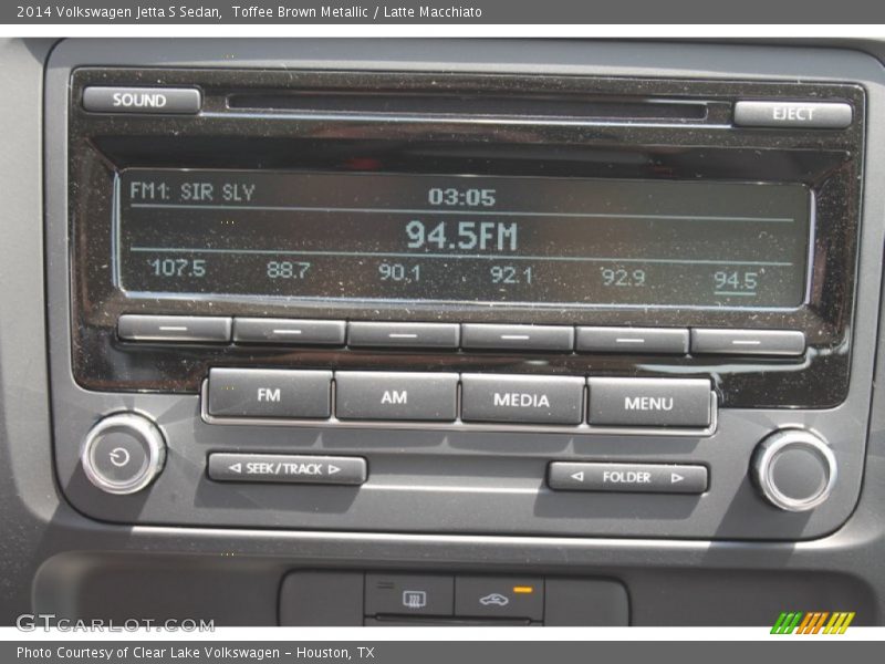 Toffee Brown Metallic / Latte Macchiato 2014 Volkswagen Jetta S Sedan