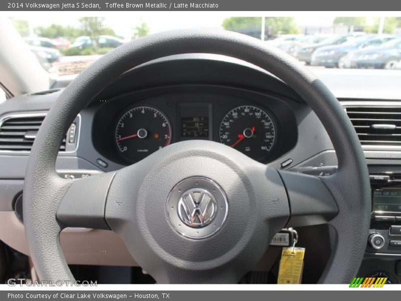 Toffee Brown Metallic / Latte Macchiato 2014 Volkswagen Jetta S Sedan
