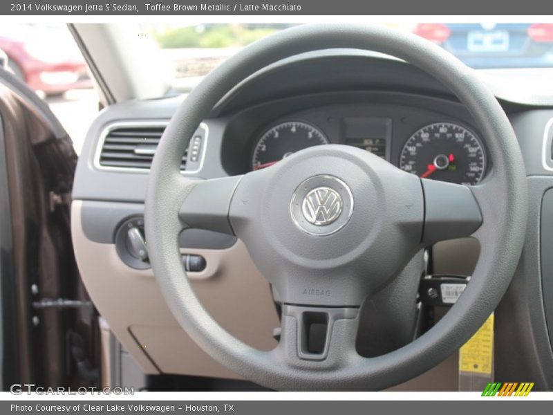 Toffee Brown Metallic / Latte Macchiato 2014 Volkswagen Jetta S Sedan