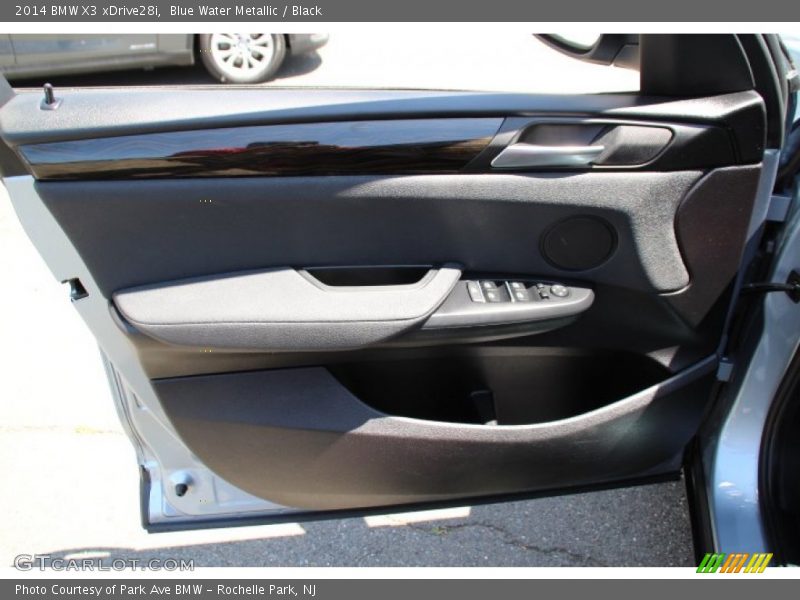 Blue Water Metallic / Black 2014 BMW X3 xDrive28i
