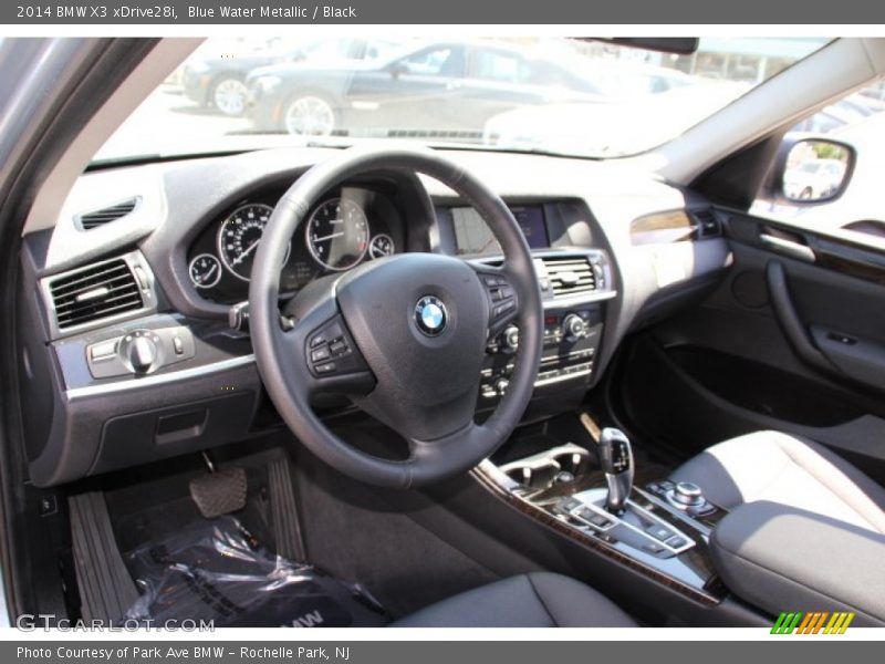 Blue Water Metallic / Black 2014 BMW X3 xDrive28i