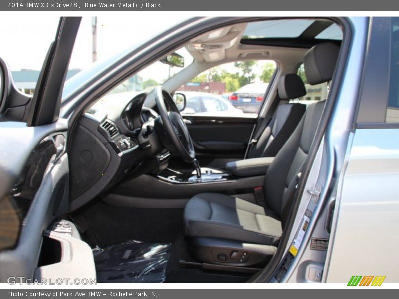 Blue Water Metallic / Black 2014 BMW X3 xDrive28i