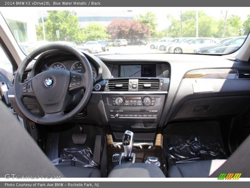 Blue Water Metallic / Black 2014 BMW X3 xDrive28i