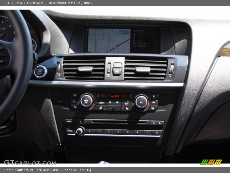 Blue Water Metallic / Black 2014 BMW X3 xDrive28i