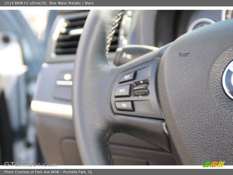 Blue Water Metallic / Black 2014 BMW X3 xDrive28i