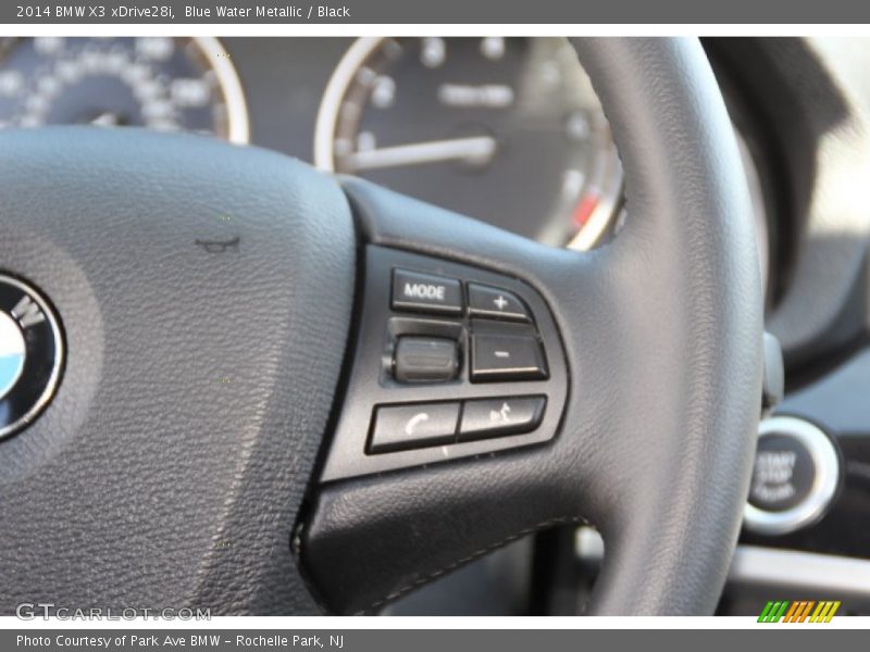 Blue Water Metallic / Black 2014 BMW X3 xDrive28i
