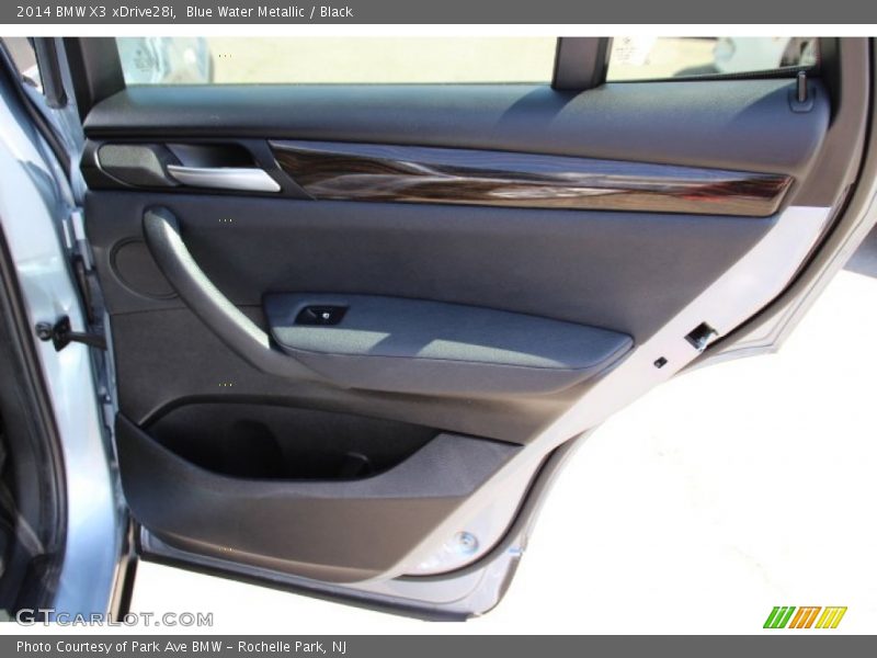Blue Water Metallic / Black 2014 BMW X3 xDrive28i