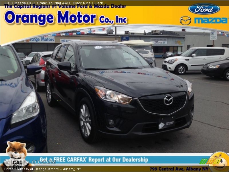 Black Mica / Black 2013 Mazda CX-5 Grand Touring AWD
