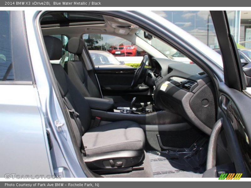 Blue Water Metallic / Black 2014 BMW X3 xDrive28i