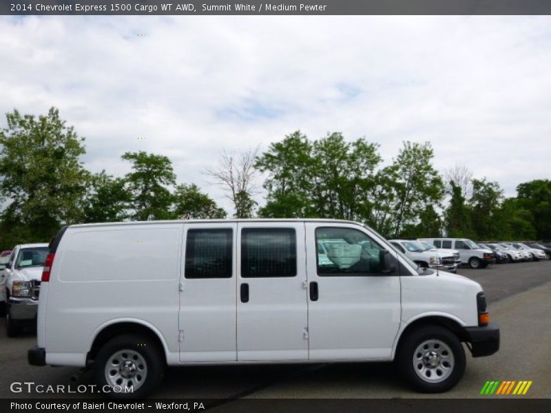 Summit White / Medium Pewter 2014 Chevrolet Express 1500 Cargo WT AWD