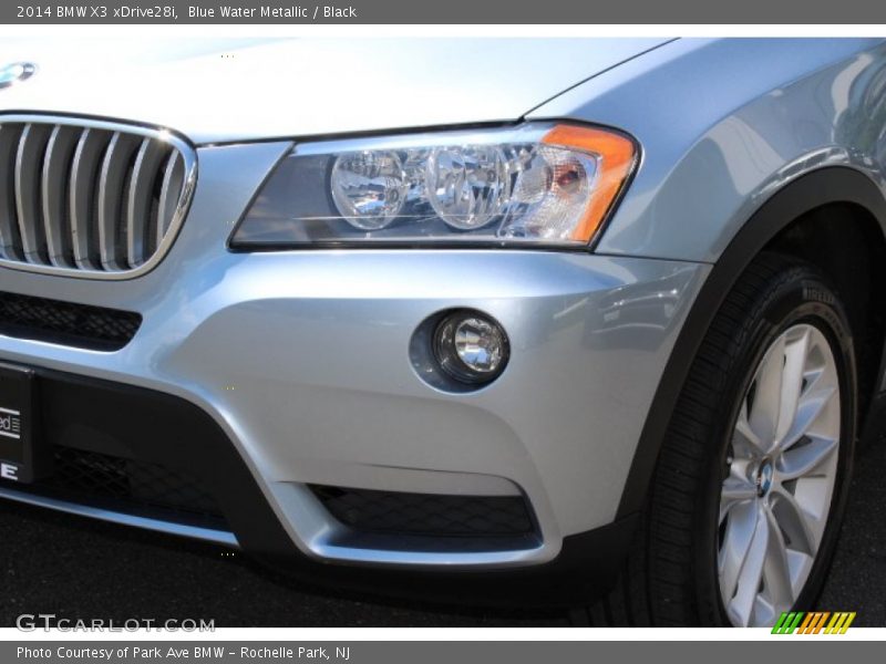 Blue Water Metallic / Black 2014 BMW X3 xDrive28i