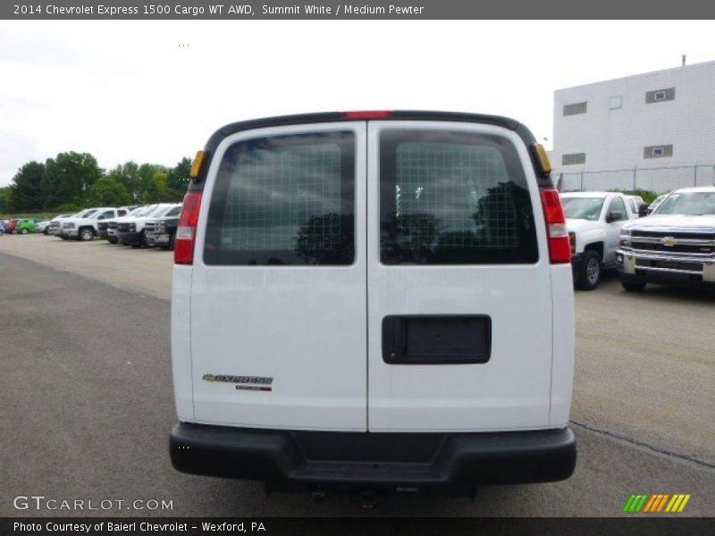 Summit White / Medium Pewter 2014 Chevrolet Express 1500 Cargo WT AWD