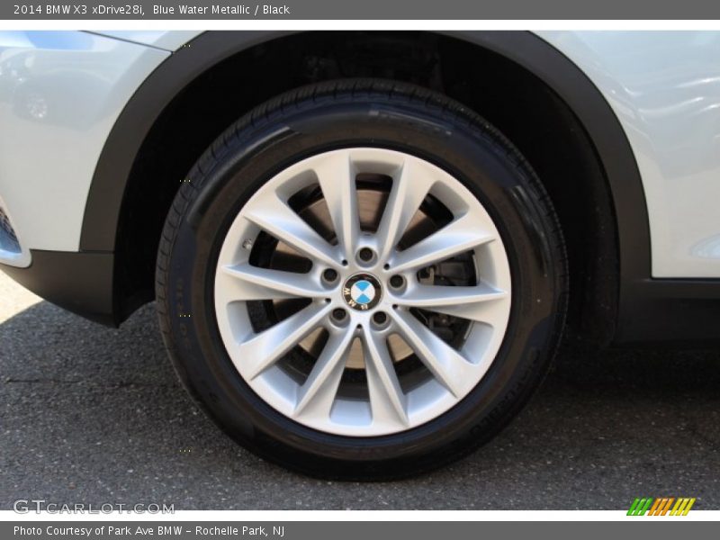Blue Water Metallic / Black 2014 BMW X3 xDrive28i