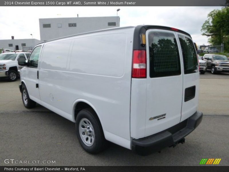 Summit White / Medium Pewter 2014 Chevrolet Express 1500 Cargo WT AWD