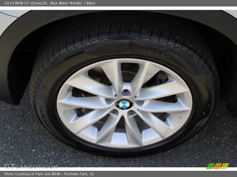 Blue Water Metallic / Black 2014 BMW X3 xDrive28i