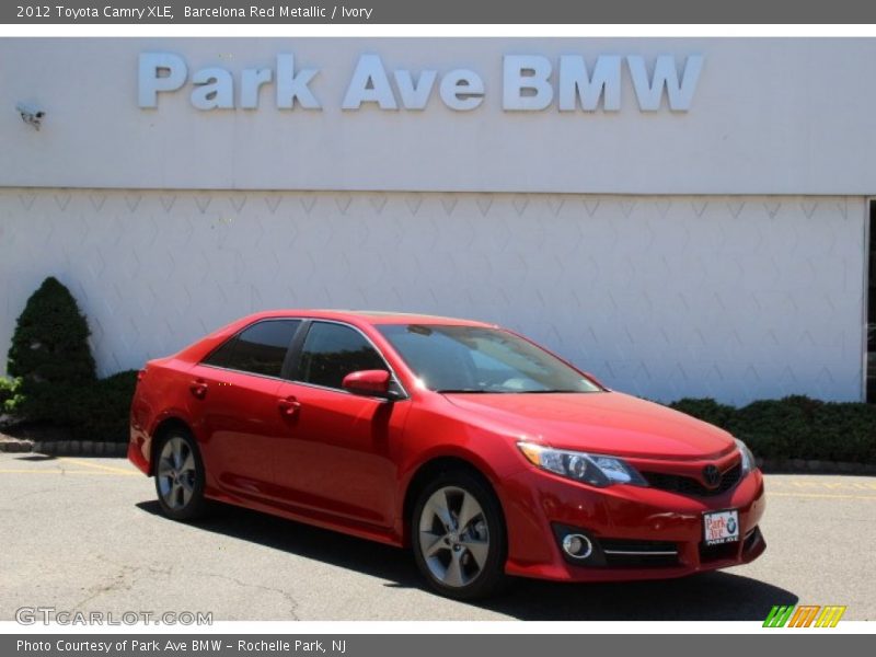 Barcelona Red Metallic / Ivory 2012 Toyota Camry XLE