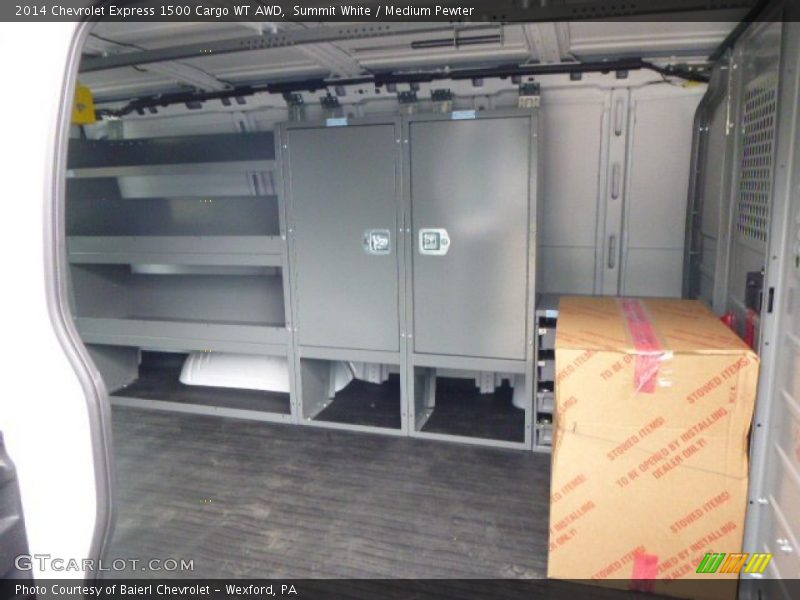 Summit White / Medium Pewter 2014 Chevrolet Express 1500 Cargo WT AWD