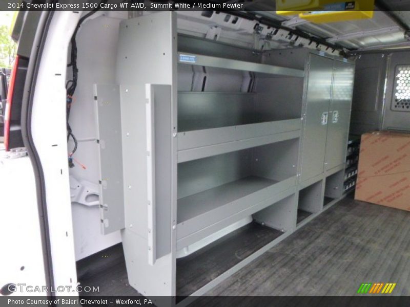 Summit White / Medium Pewter 2014 Chevrolet Express 1500 Cargo WT AWD