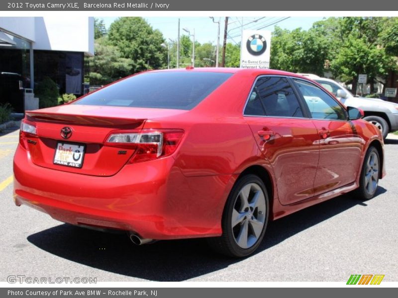 Barcelona Red Metallic / Ivory 2012 Toyota Camry XLE