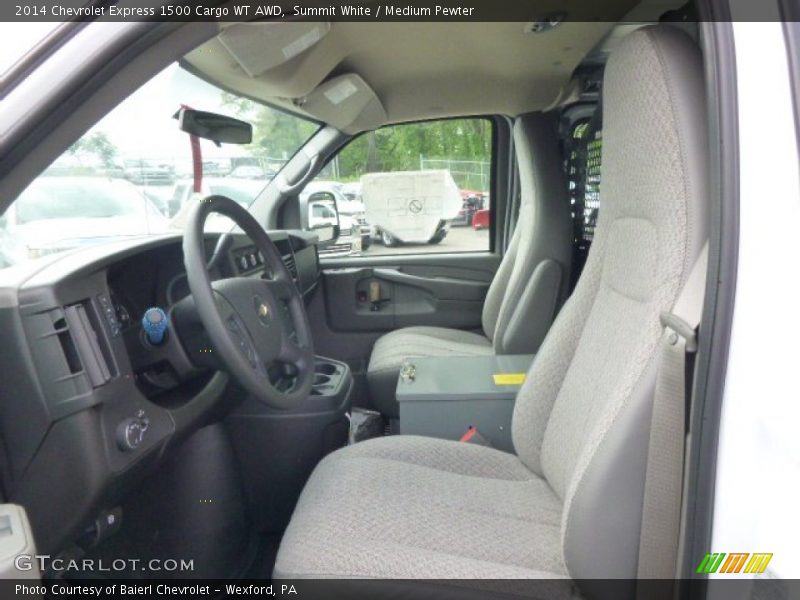 Summit White / Medium Pewter 2014 Chevrolet Express 1500 Cargo WT AWD