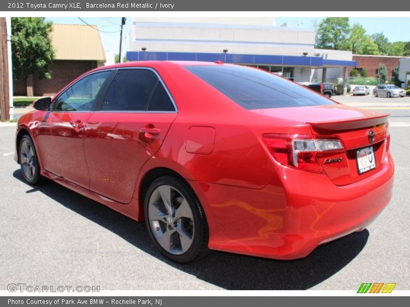 Barcelona Red Metallic / Ivory 2012 Toyota Camry XLE
