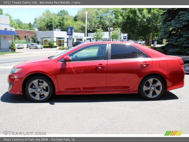 Barcelona Red Metallic / Ivory 2012 Toyota Camry XLE