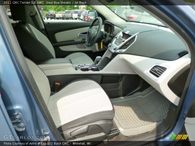 Steel Blue Metallic / Jet Black 2011 GMC Terrain SLE AWD