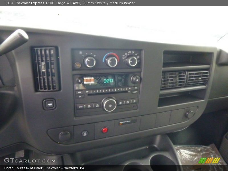 Summit White / Medium Pewter 2014 Chevrolet Express 1500 Cargo WT AWD