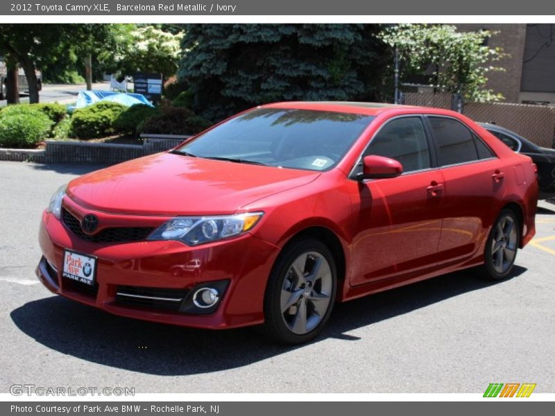 Barcelona Red Metallic / Ivory 2012 Toyota Camry XLE