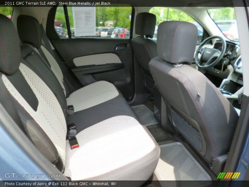 Steel Blue Metallic / Jet Black 2011 GMC Terrain SLE AWD