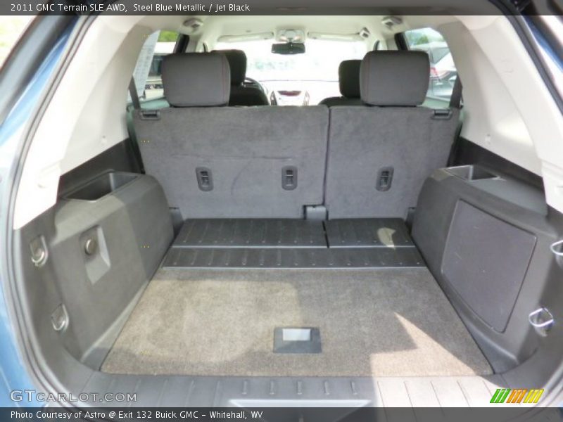 Steel Blue Metallic / Jet Black 2011 GMC Terrain SLE AWD