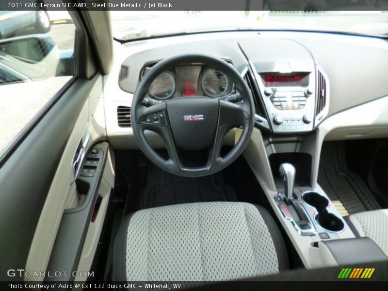 Steel Blue Metallic / Jet Black 2011 GMC Terrain SLE AWD