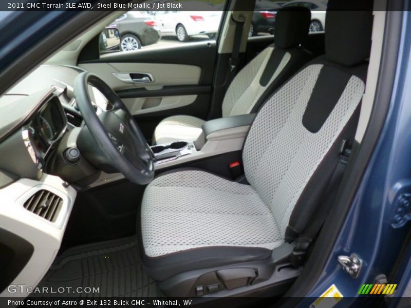 Steel Blue Metallic / Jet Black 2011 GMC Terrain SLE AWD