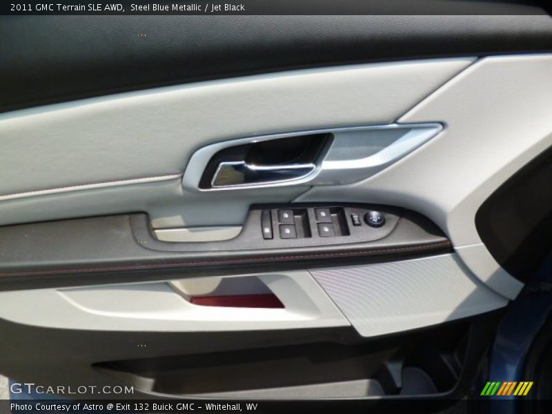 Steel Blue Metallic / Jet Black 2011 GMC Terrain SLE AWD