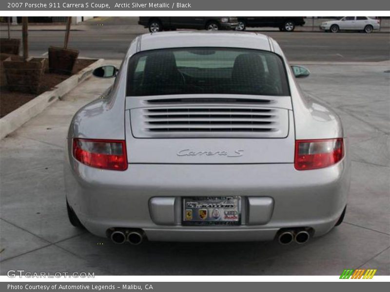 Arctic Silver Metallic / Black 2007 Porsche 911 Carrera S Coupe